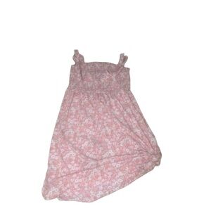 Pink Floral Knot Dress